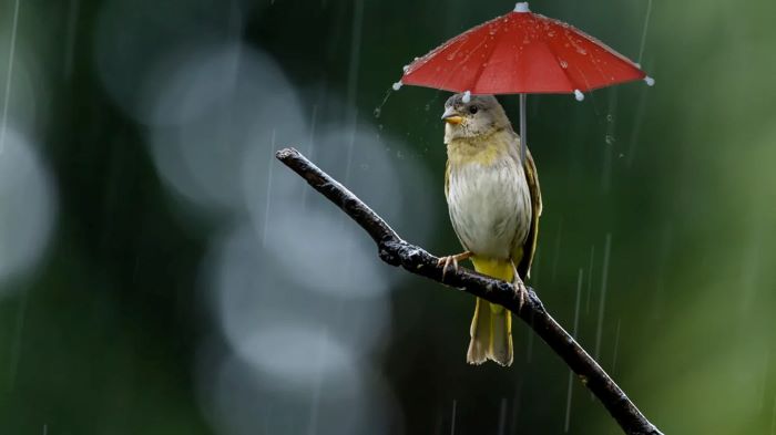 Where Do Birds Go When It Rains